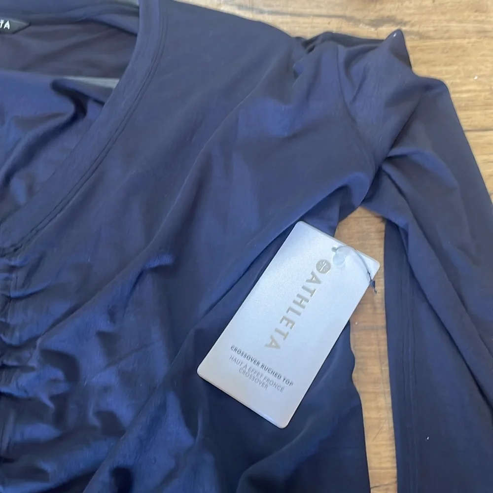 Athleta Crossover Ruched Top - Picture 2 of 6